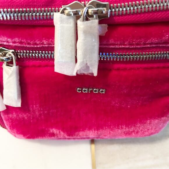 Free People X Caraa Sling Bag Hot Pink NWT - Picture 6 of 8